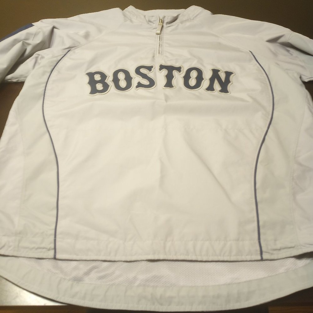 Rare Boston Red Sox Gray "Visitor" Pull Over, New without tags